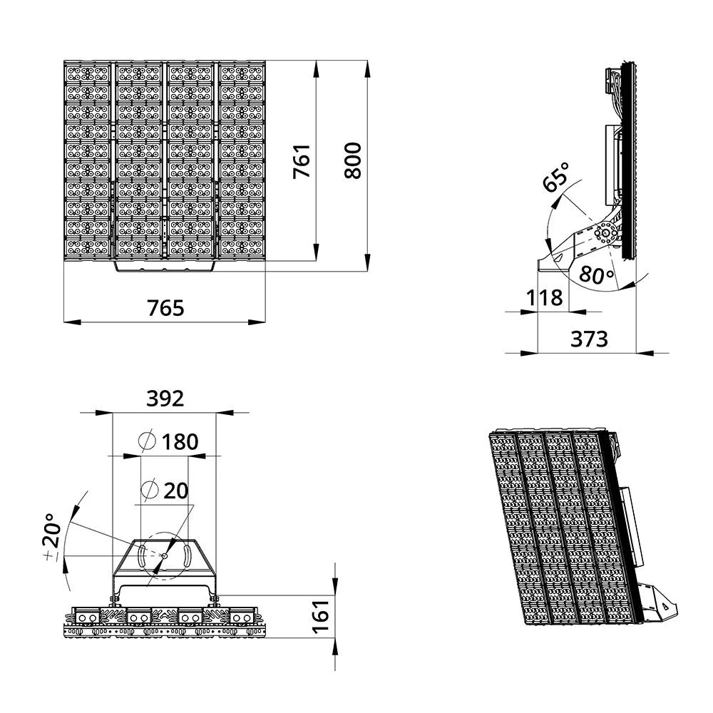 Plaza S 1600 CRI70 3000К 35°
